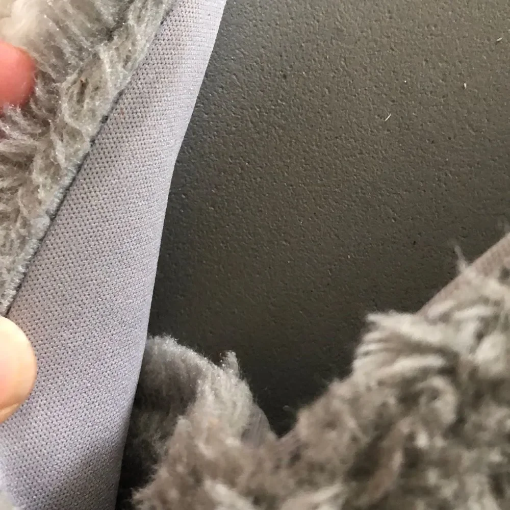 Joe Boxer Gray fur  slides size L Unisex